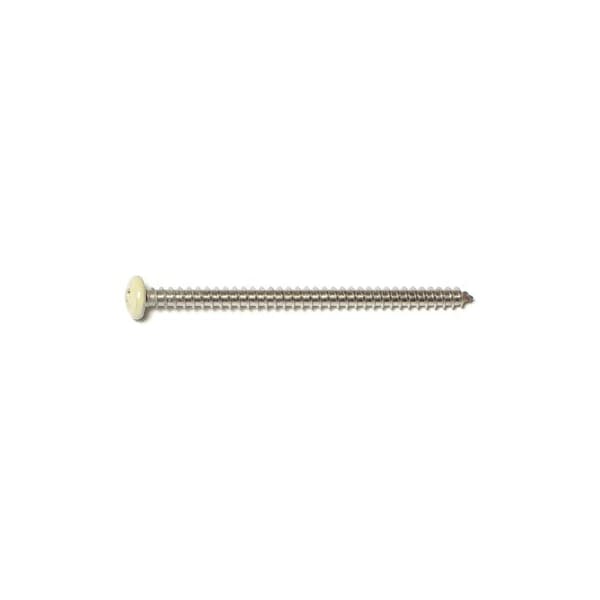 Midwest Fastener Sheet Metal Screw, #8 x 2-1/2 in, 18-8 Stainless Steel Pan Head Phillips Drive, 15 PK 68185 - main